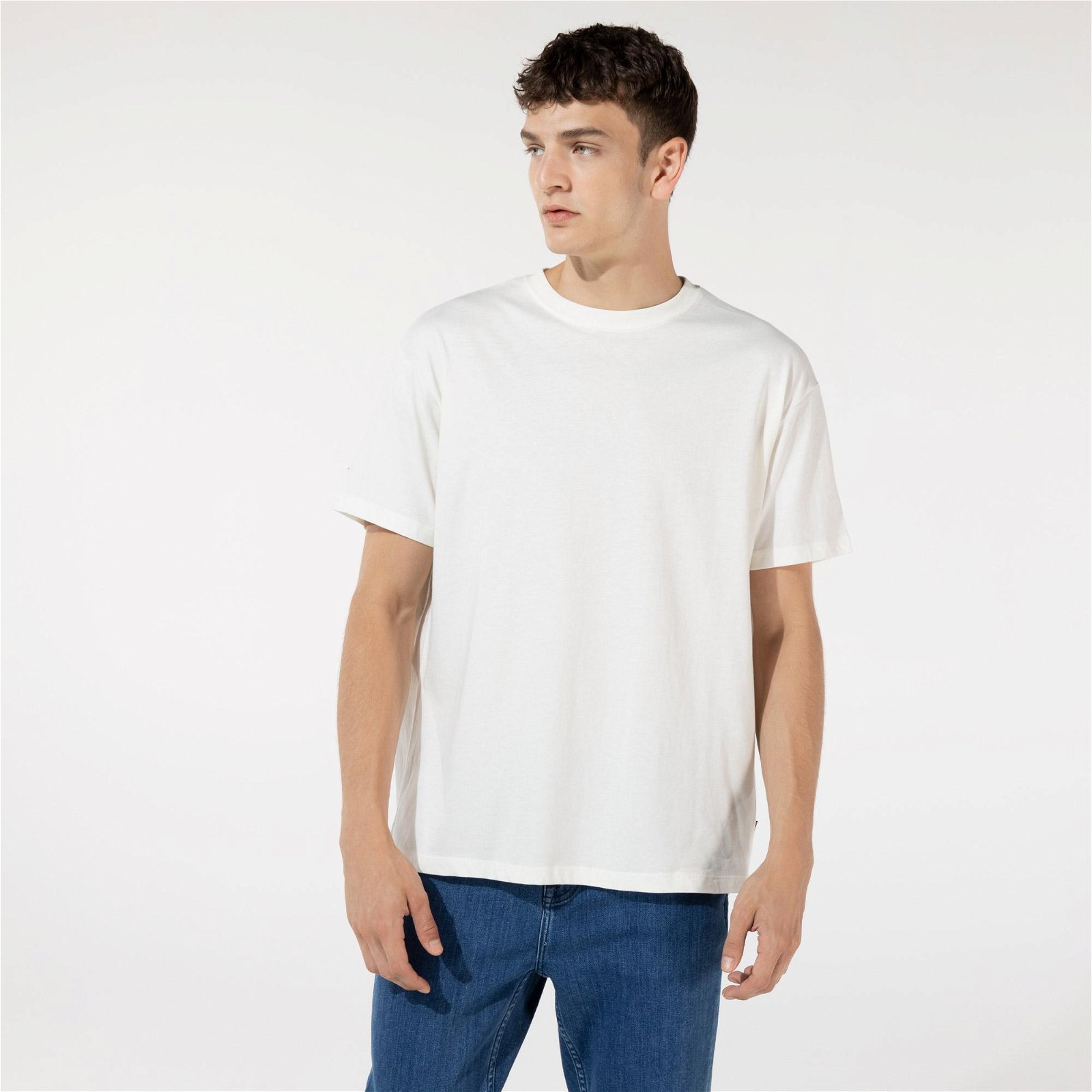 Converse Shapes Graphic Box Egret Unisex Beyaz T-Shirt