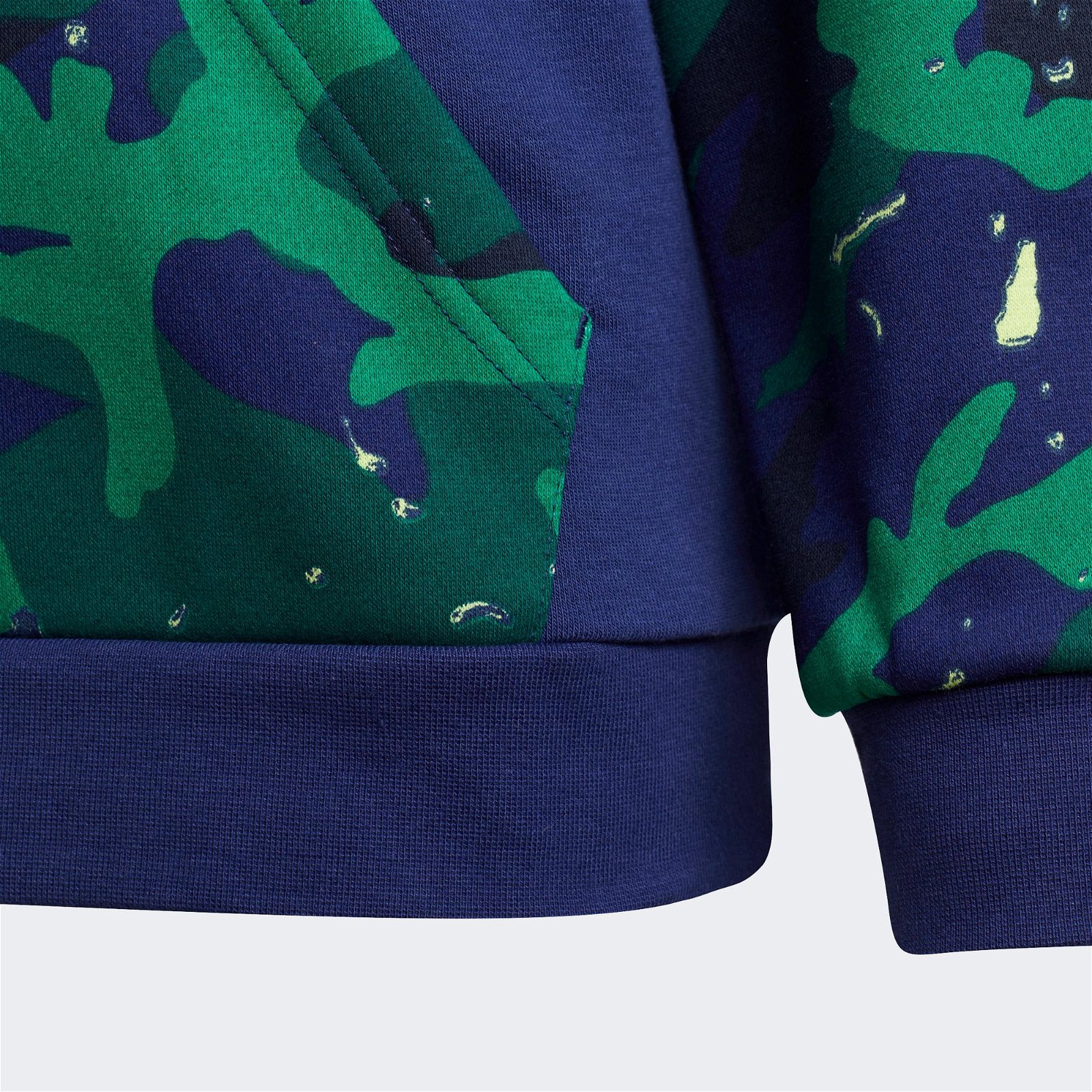adidas Aop Pack Camo Print Çocuk Renkli Sweatshirt