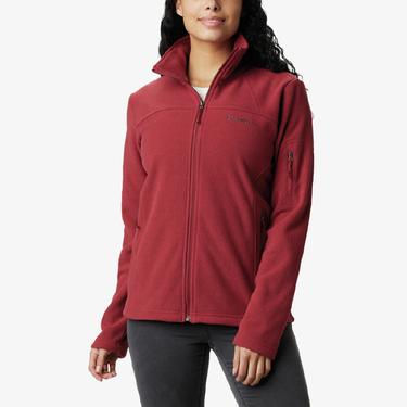  Columbia Fast Trek II Kadın Kırmızı Fermuarlı Polar Ceket