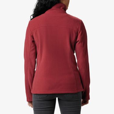  Columbia Fast Trek II Kadın Kırmızı Fermuarlı Polar Ceket