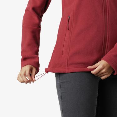  Columbia Fast Trek II Kadın Kırmızı Fermuarlı Polar Ceket