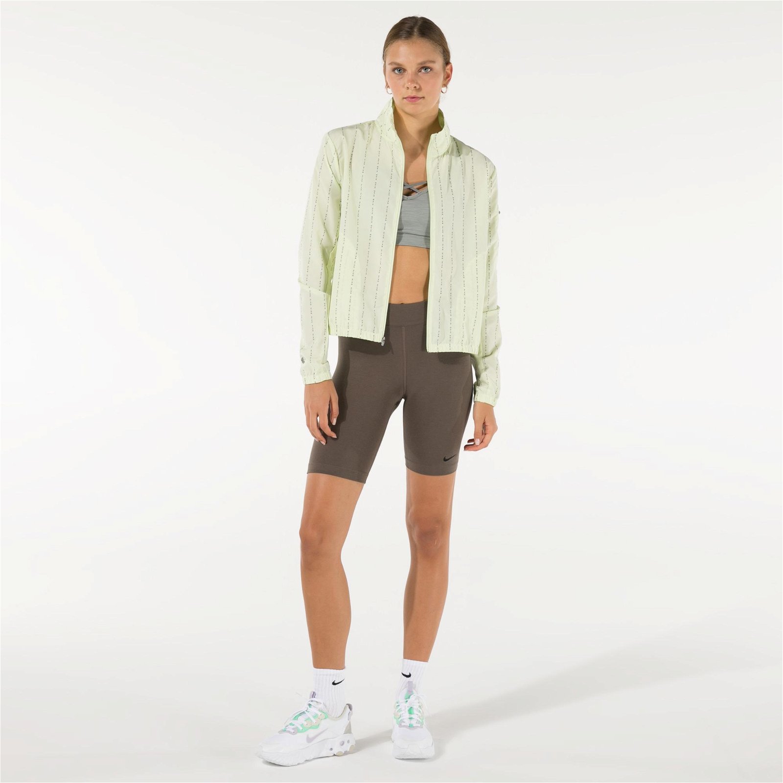 Nike Dri-Fit Icon Clash Kadın Yeşil Ceket