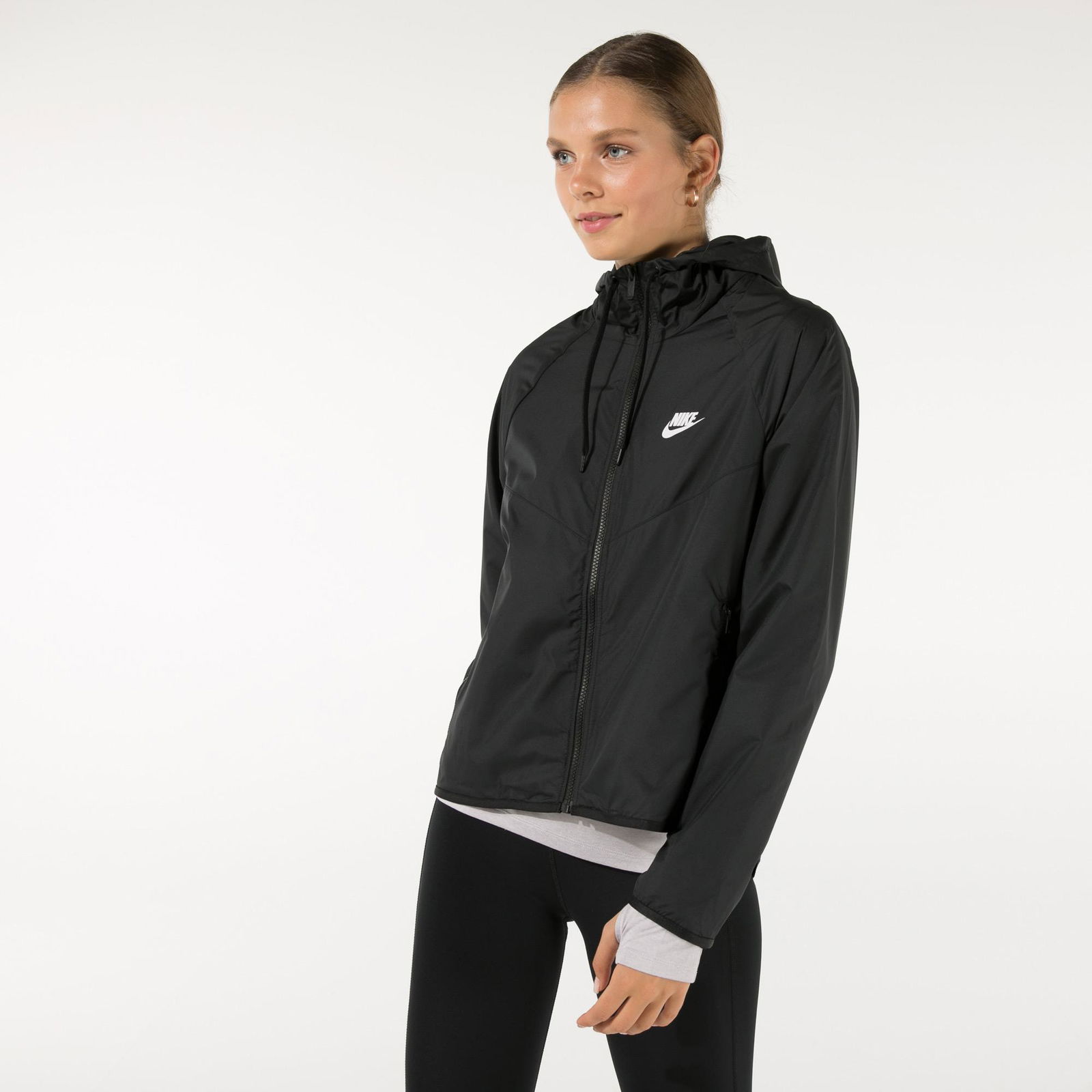 Nike Sportswear Windrunner Kadın Beyaz Ceket