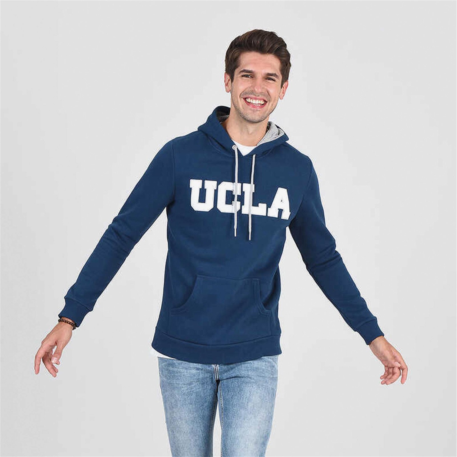 UCLA Bradley Erkek Mavi Sweatshirt