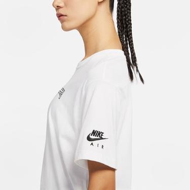 Nike Sportswear Air Top Boyfriend Kadın Beyaz T-Shirt