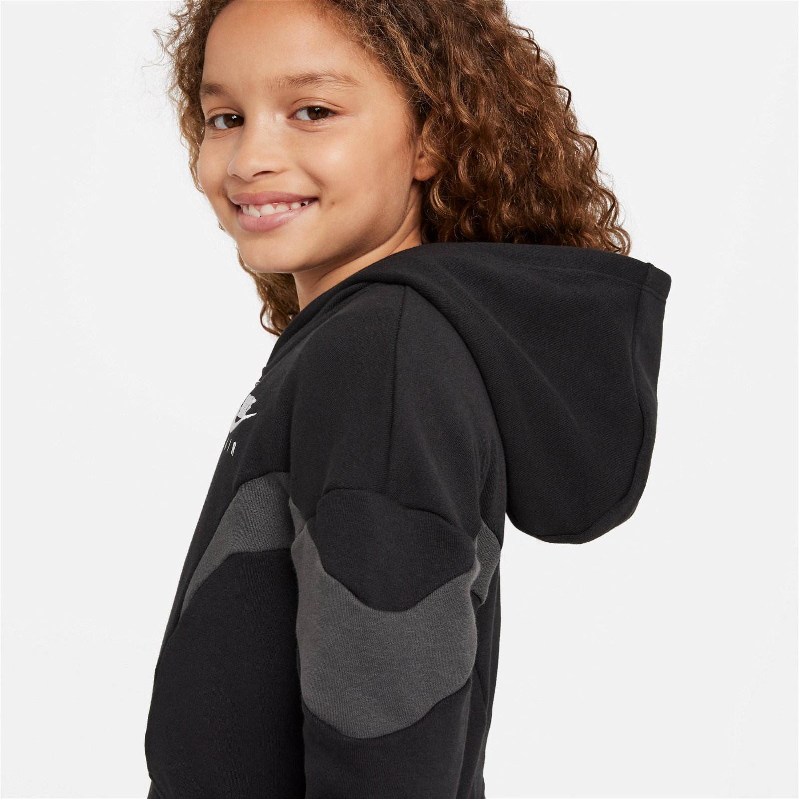Nike Sportswear Air Fit Fleeze Çocuk Siyah Sweatshirt