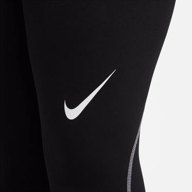  Nike Sportswear Swoosh Gx High Rise Leggings Kadın Siyah Tayt