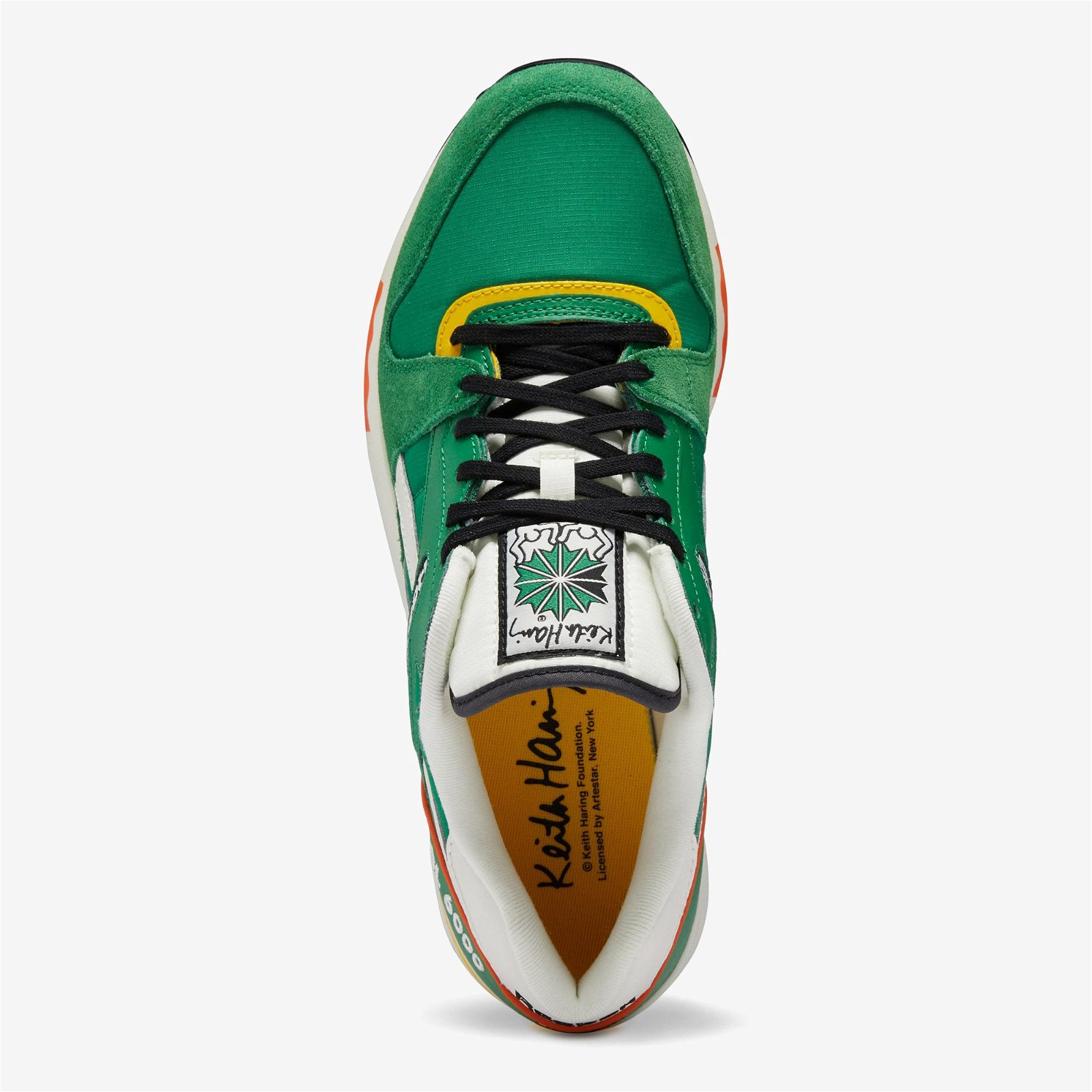 Reebok GL6000 Keith Haring Erkek Yeşil Spor Ayakkabı
