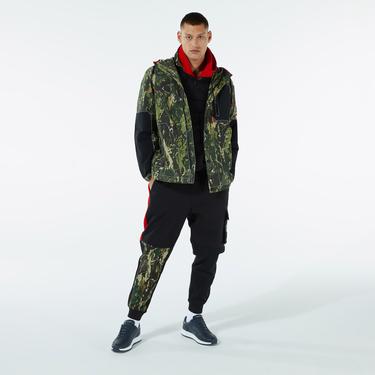  Tommy Jeans Panel Camo Windbreaker Erkek Kamuflaj Mont