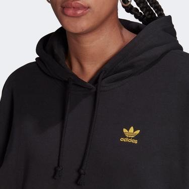  adidas Kadın Siyah-Altın Rengi Sweatshirt
