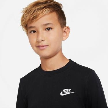  Nike Sportswear Emb Futura Çocuk Siyah T-Shirt