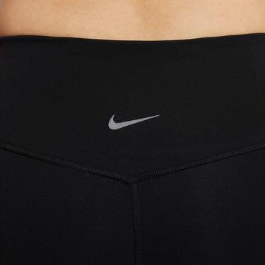  Nike Dri-Fit Swoosh Run 7/8 Büyük Beden Kadın Siyah Tayt