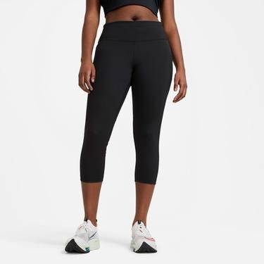  Nike Dri-Fit Fast Büyük Beden Kadın Siyah Tayt