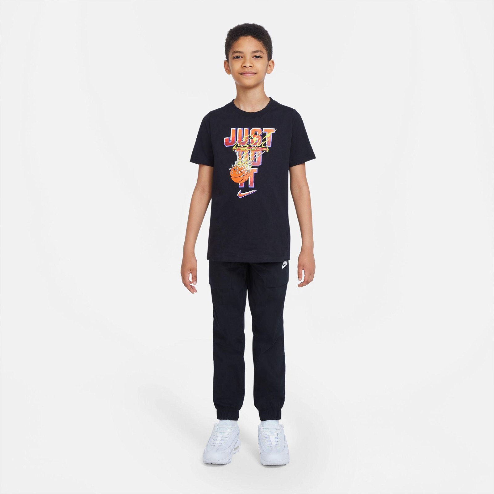 Nike Sportswear Basketball Gamer JDI Çocuk Siyah T-Shirt