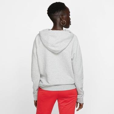  Nike Sportswear Essential Fleece Pullover Kadın Gri Sweatshirt