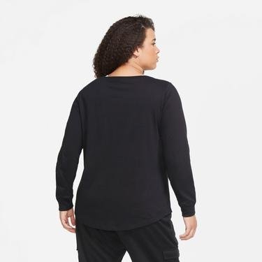  Nike Sportswear Essentials Icon Futura Kadın Siyah T-Shirt