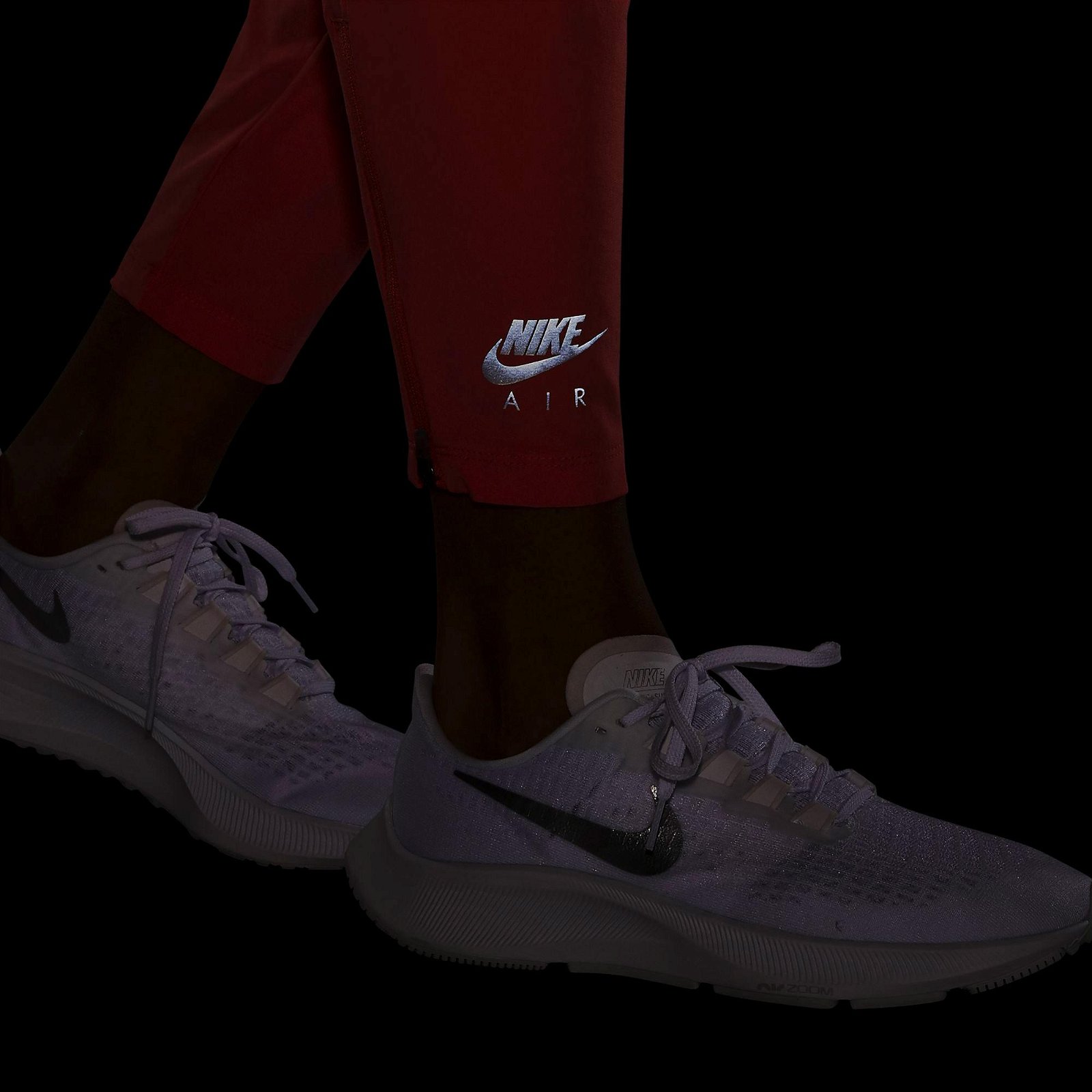 Nike Air Dri-FIT 7/8 Kadın Turuncu-Beyaz Eşofman Altı