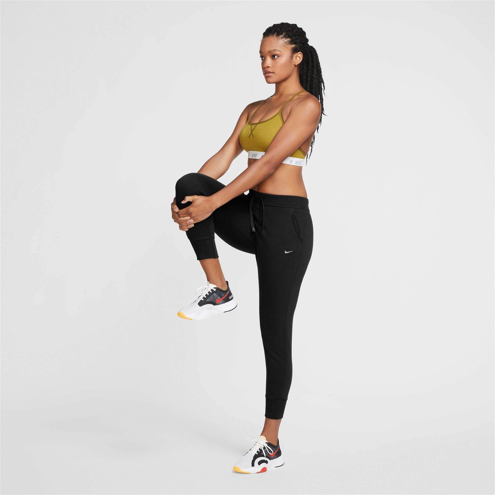 Nike Dri-Fit Get Fit Kadın Siyah Eşofman Altı