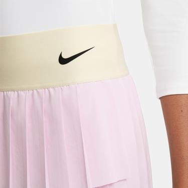  Nike Court Dri-FIT Advantage Pleated Kadın Pembe Etek