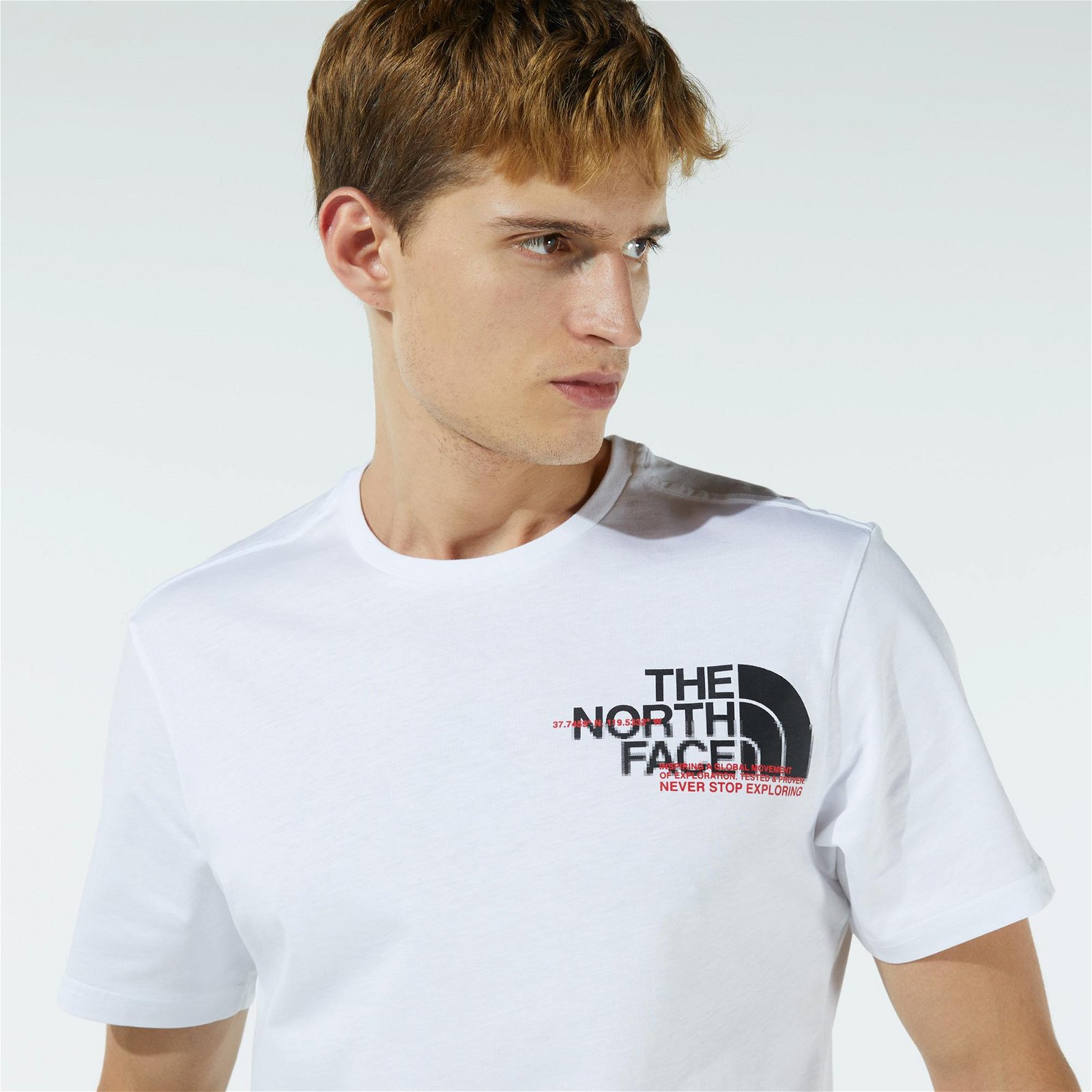 The North Face Coord Erkek Beyaz T-Shirt