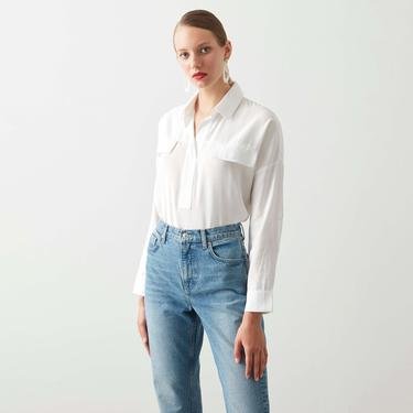  İpekyol Basic Bluz Kadın Beyaz Bluz