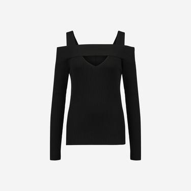  İpekyol Cutout Kadın Siyah Bluz