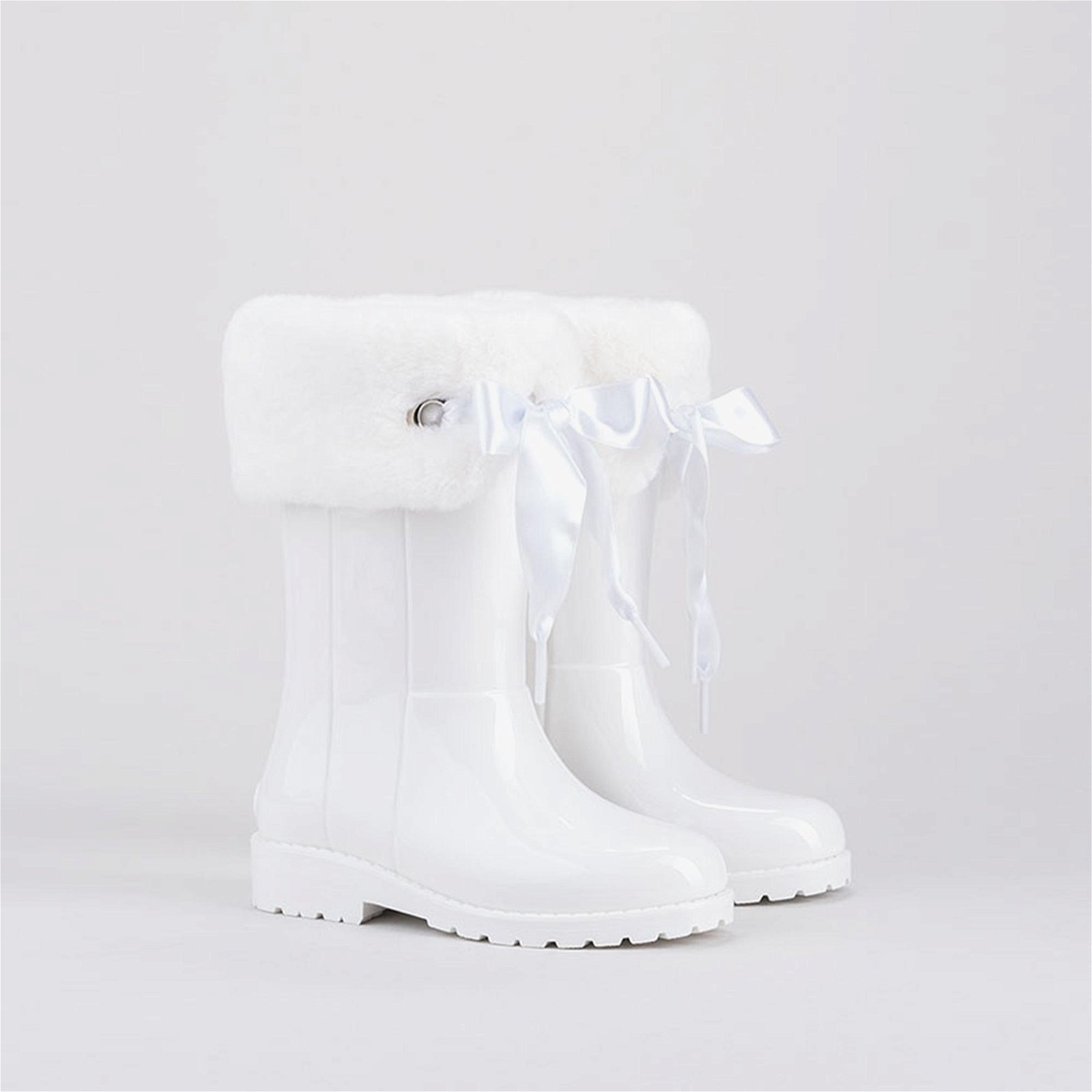 Igor Campera Charol Soft Çocuk Beyaz Yağmur Çizmesi