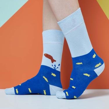  The Socks Company Individualism Desenli Erkek Renkli Çorap