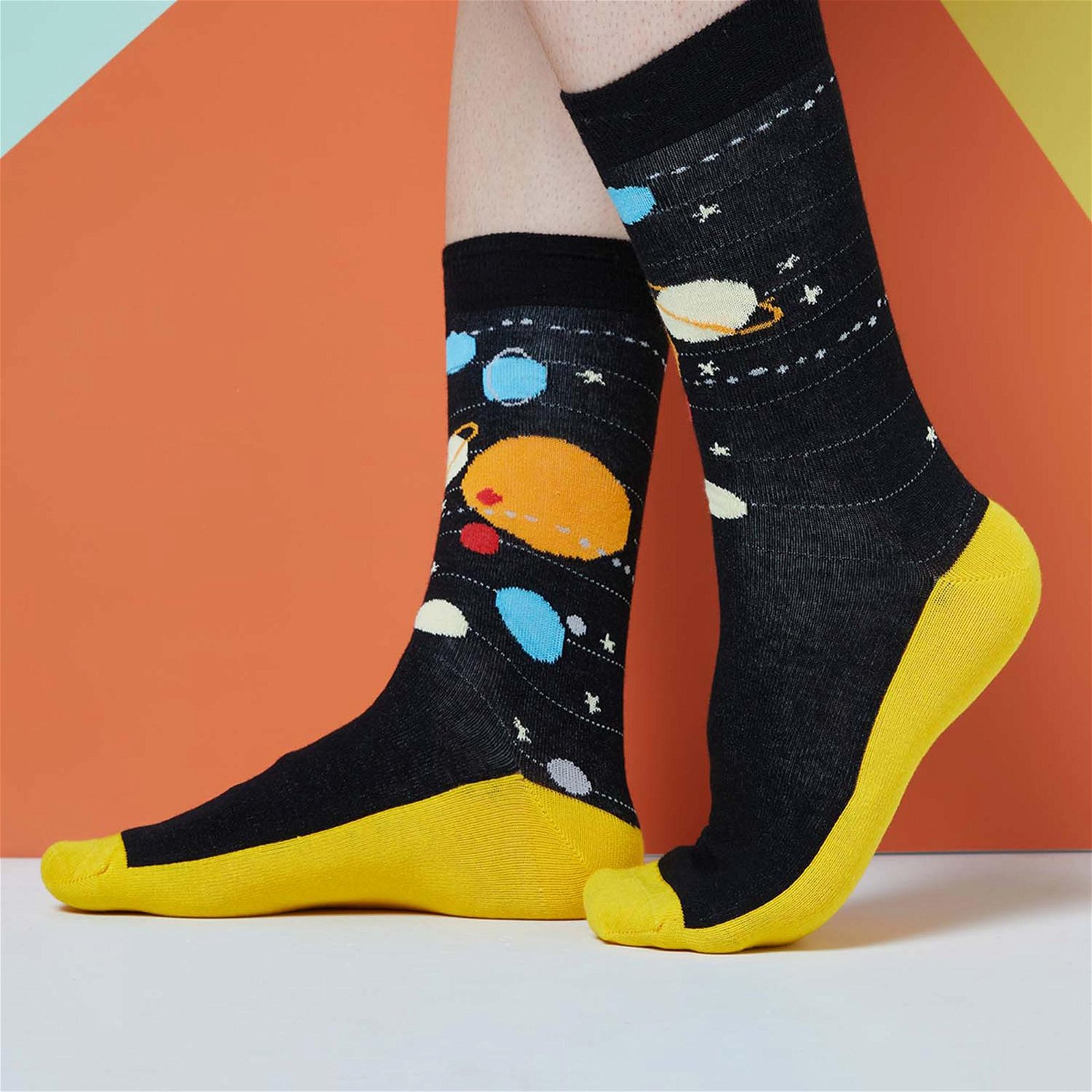 The Socks Company Solar System Desenli Erkek Renkli Çorap