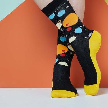  The Socks Company Solar System Desenli Erkek Renkli Çorap
