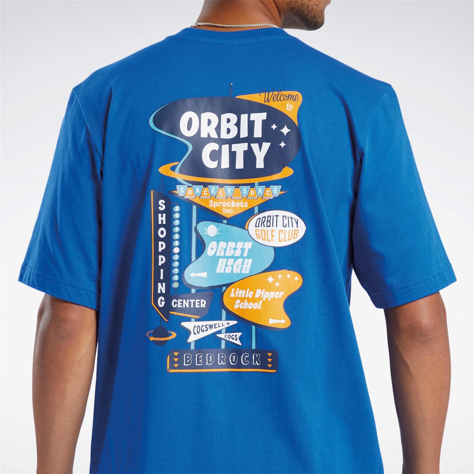 Reebok FJ Orbit City Unisex Mavi T-Shirt