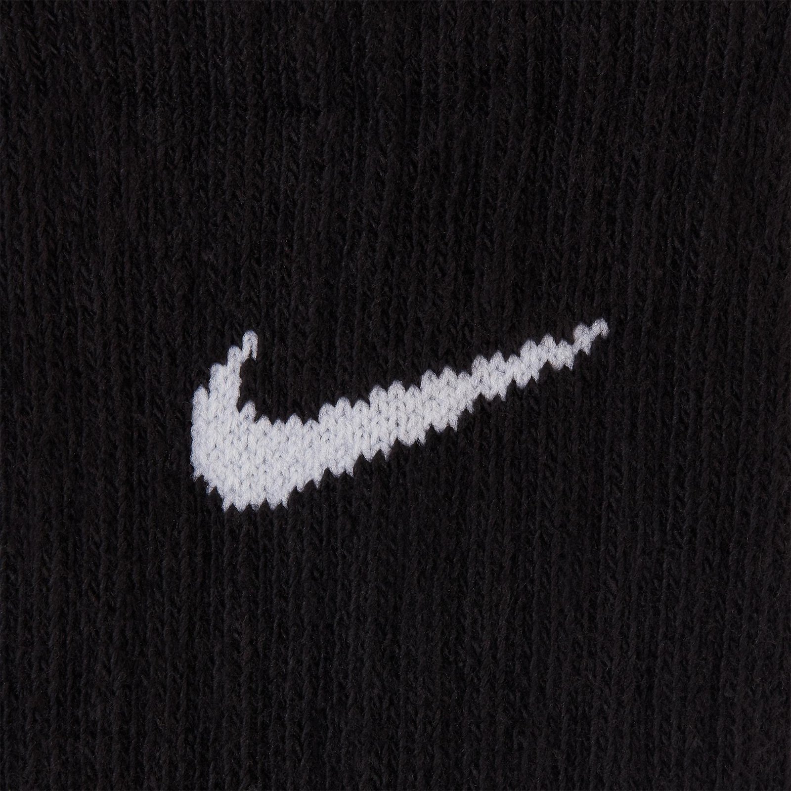 Nike Everyday Cush Crew 3'lü Çocuk Siyah Çorap
