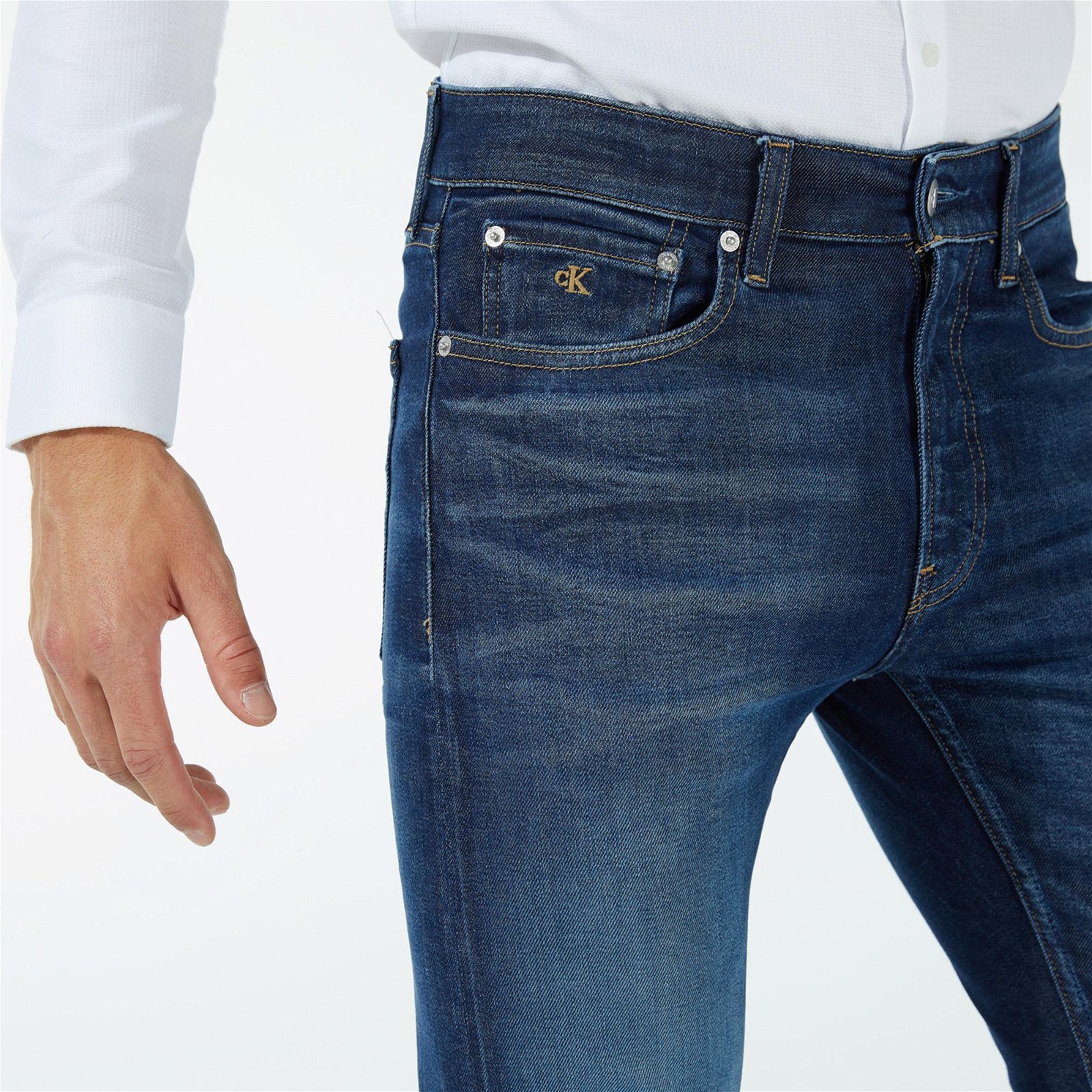 Calvin Klein Jeans New Potential Nos Erkek Lacivert Pantolon