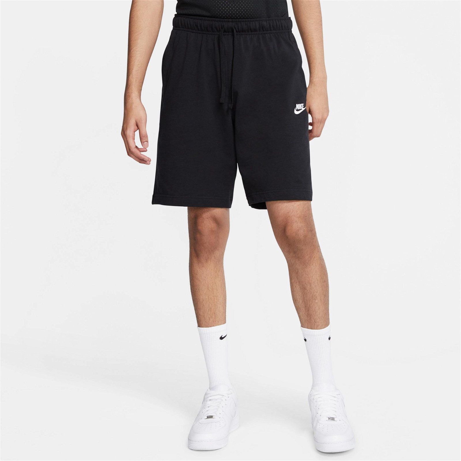 Nike Sportswear Club Jersey Erkek Siyah Şort