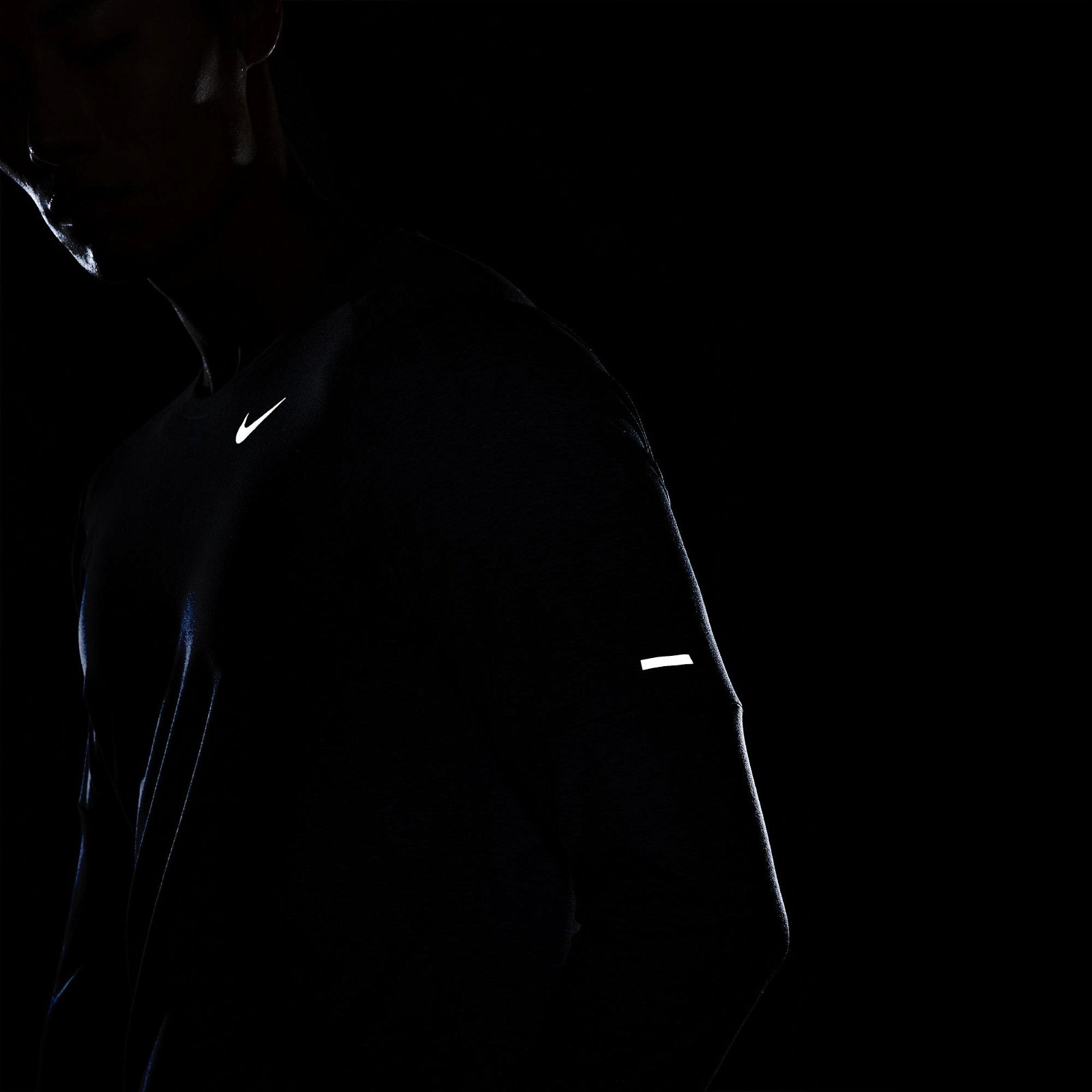 Nike Dri-Fıt Element Crew Erkek Gri Uzun Kollu T-Shirt