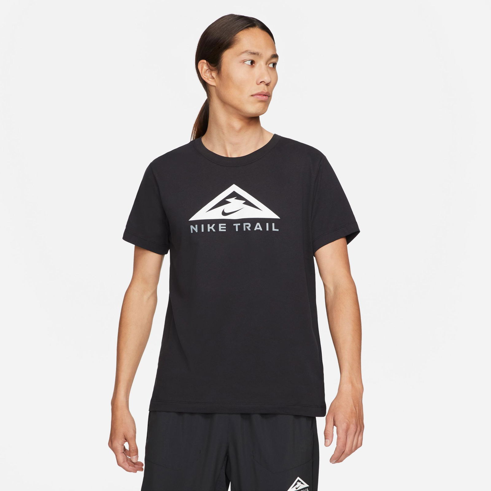 Nike Dri-Fıt Trail Erkek Siyah T-Shirt