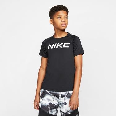  Nike Pro Fitted Top Çocuk Siyah T-Shirt