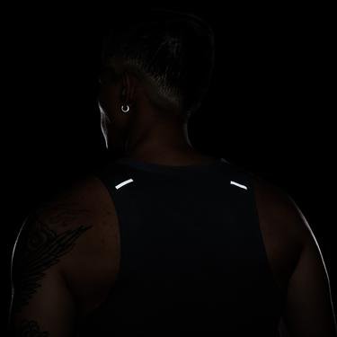  Nike Dri-Fit Rise 365 Tank Erkek Siyah Kolsuz T-Shirt