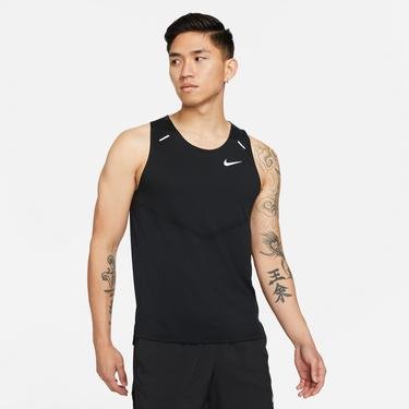  Nike Dri-Fit Rise 365 Tank Erkek Siyah Kolsuz T-Shirt