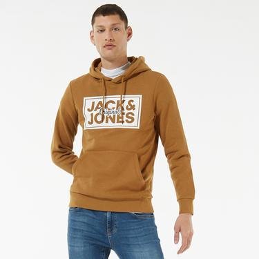  Jack & Jones Jortapes Fst Erkek Hardal Sweatshirt
