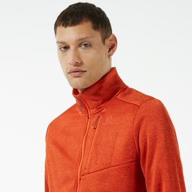  Salomon Transition Mid Erkek Kırmızı Sweatshirt