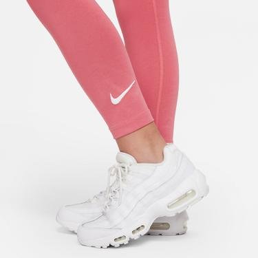  Nike Sportswear Favorites Swoosh Leggings Çocuk Pembe Tayt