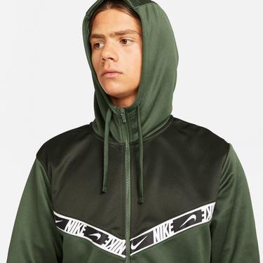  Nike Sportswear Repeat Erkek Yeşil Sweatshirt