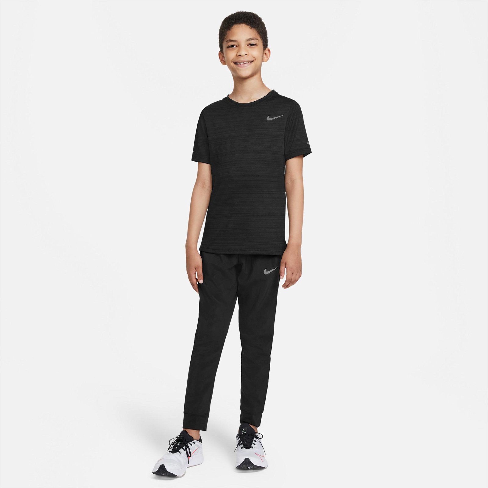 Nike Dri-FIT Woven Çocuk Siyah Eşofman Altı