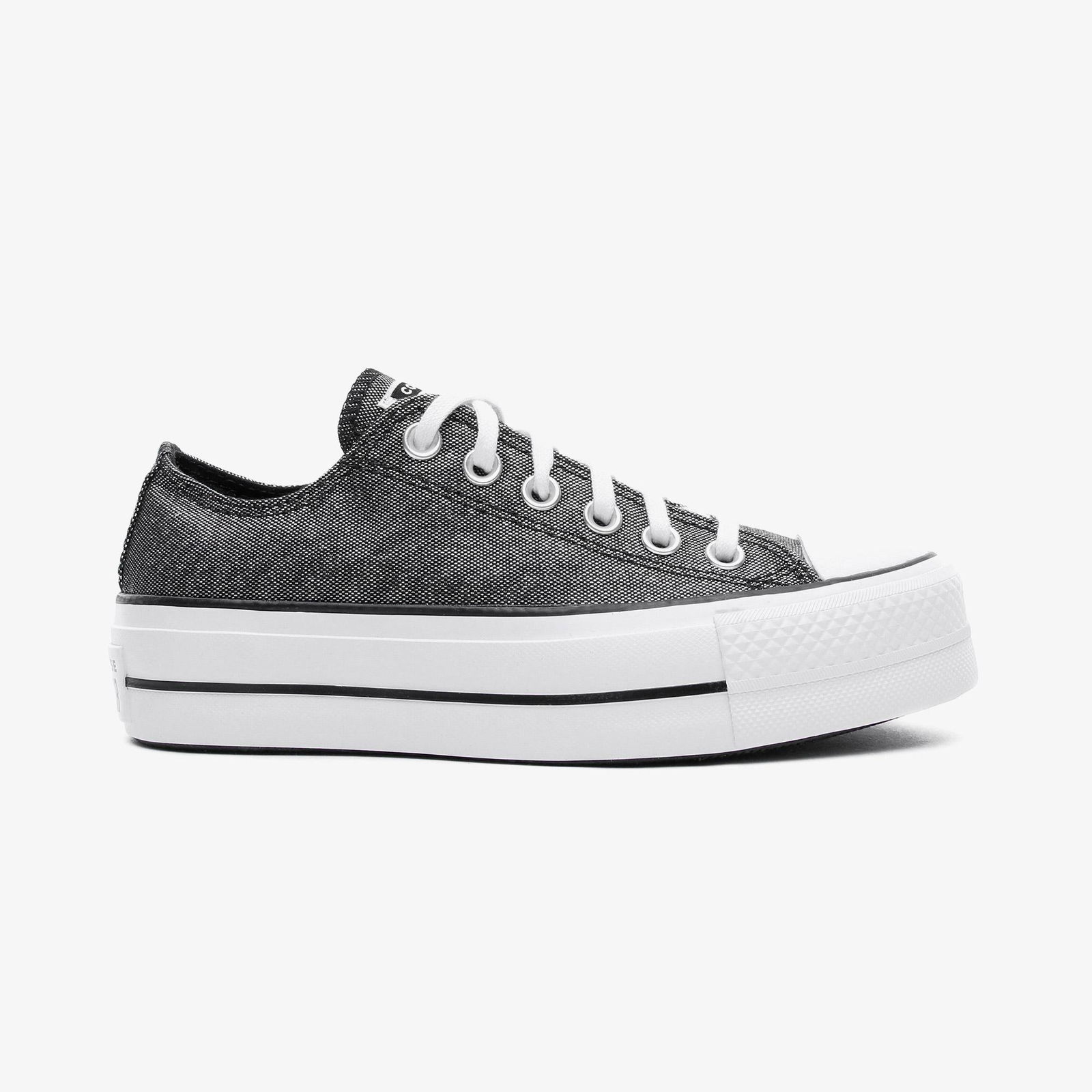 Converse Chuck Taylor All Star Lift Ox Kadın Platform Gri Sneaker