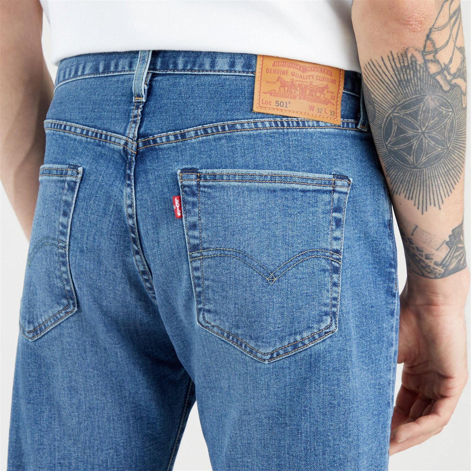 Levi's 501® Original Jeans Erkek Mavi Kot Pantolon