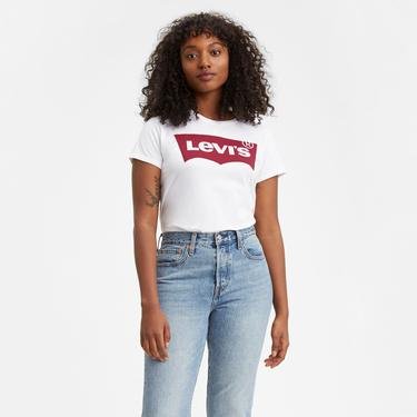  Levi's The Perfect Kadın Beyaz T-Shirt