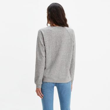  Levi's Relaxed Graphic Crew Kadın Gri Sweatshirt