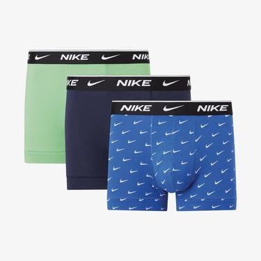  Nike Trunk 3'li Erkek Mavi Boxer