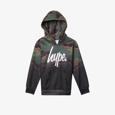  Hype Drop Camo Çocuk Renkli Sweatshirt